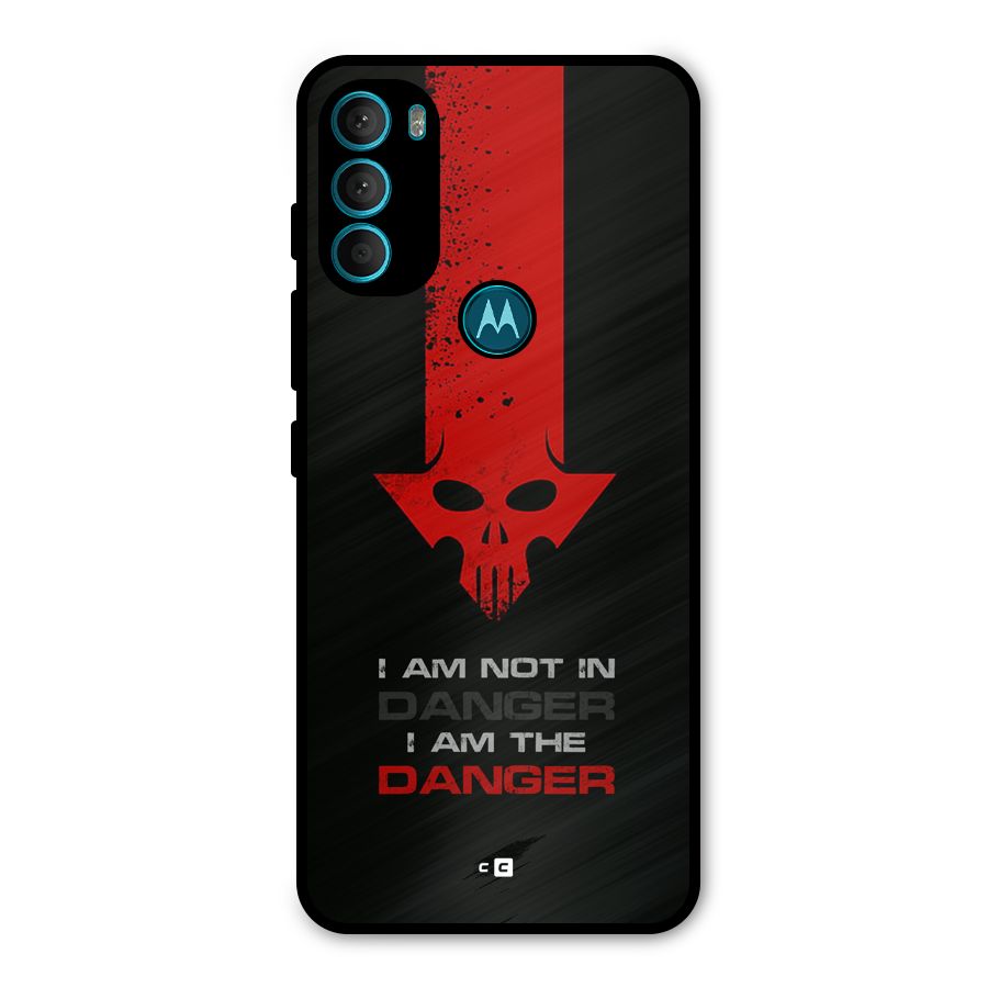 I Am Danger Metal Back Case for Moto G71 5G