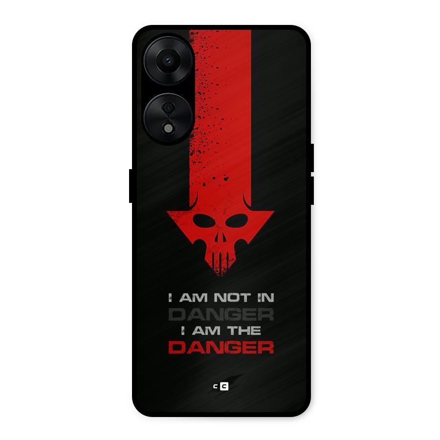 I Am Danger Metal Back Case for Oppo A78 5G