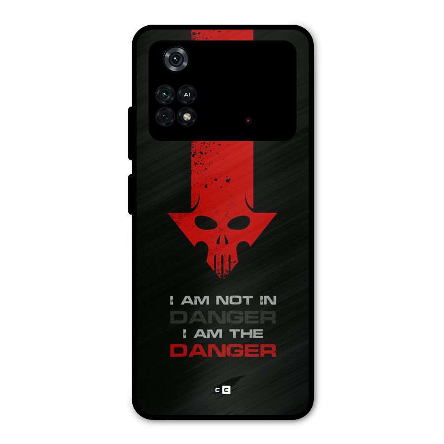 I Am Danger Metal Back Case for Poco M4 Pro 4G
