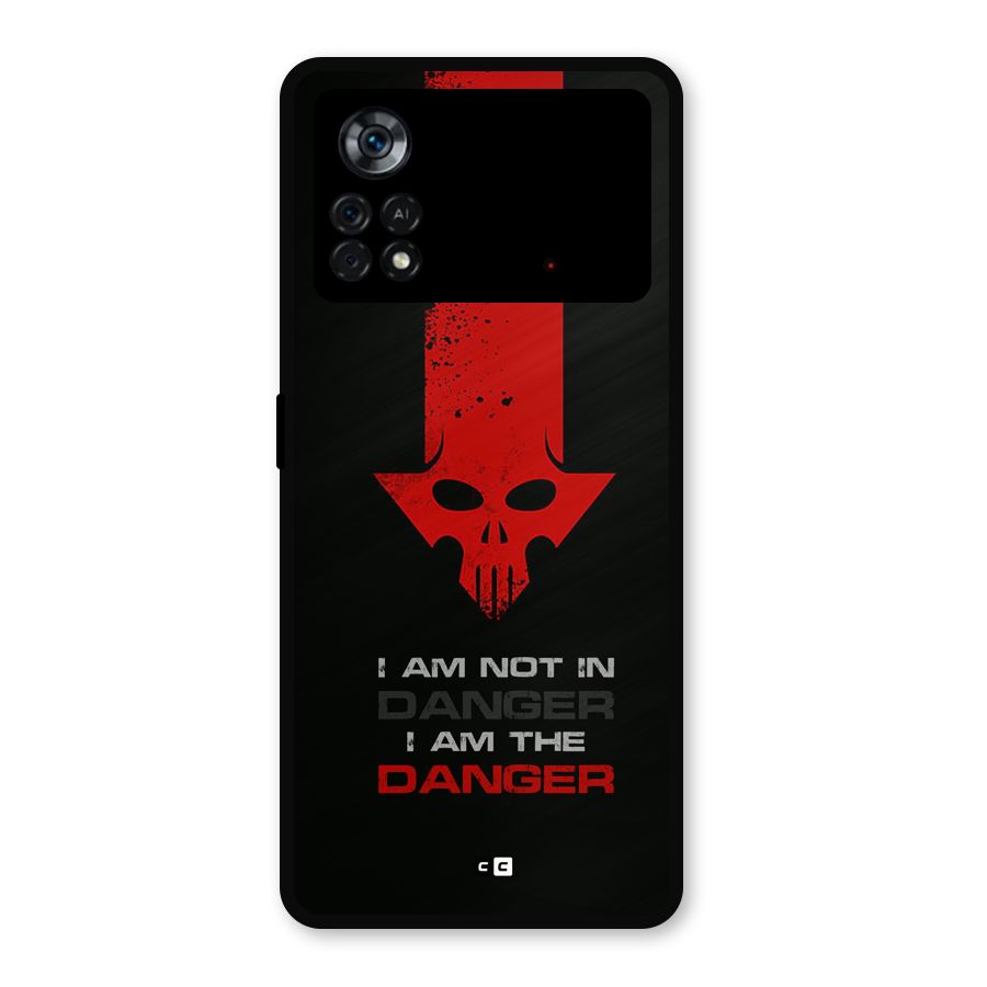 I Am Danger Metal Back Case for Poco X4 Pro 5G