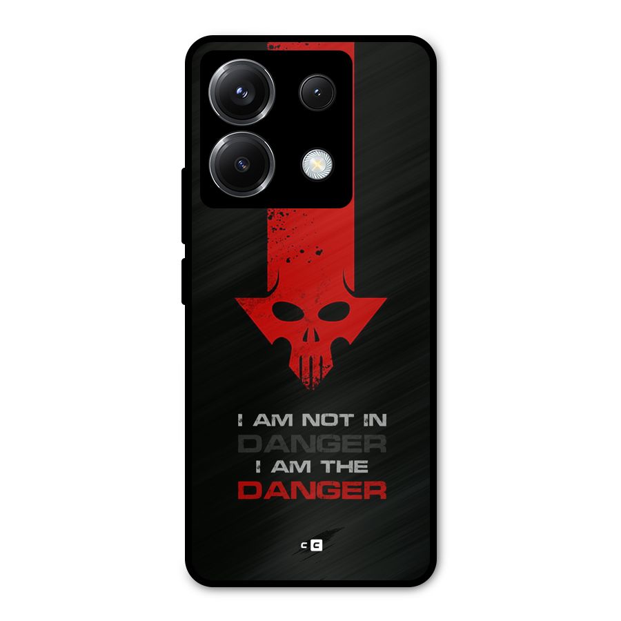 I Am Danger Metal Back Case for Poco X6