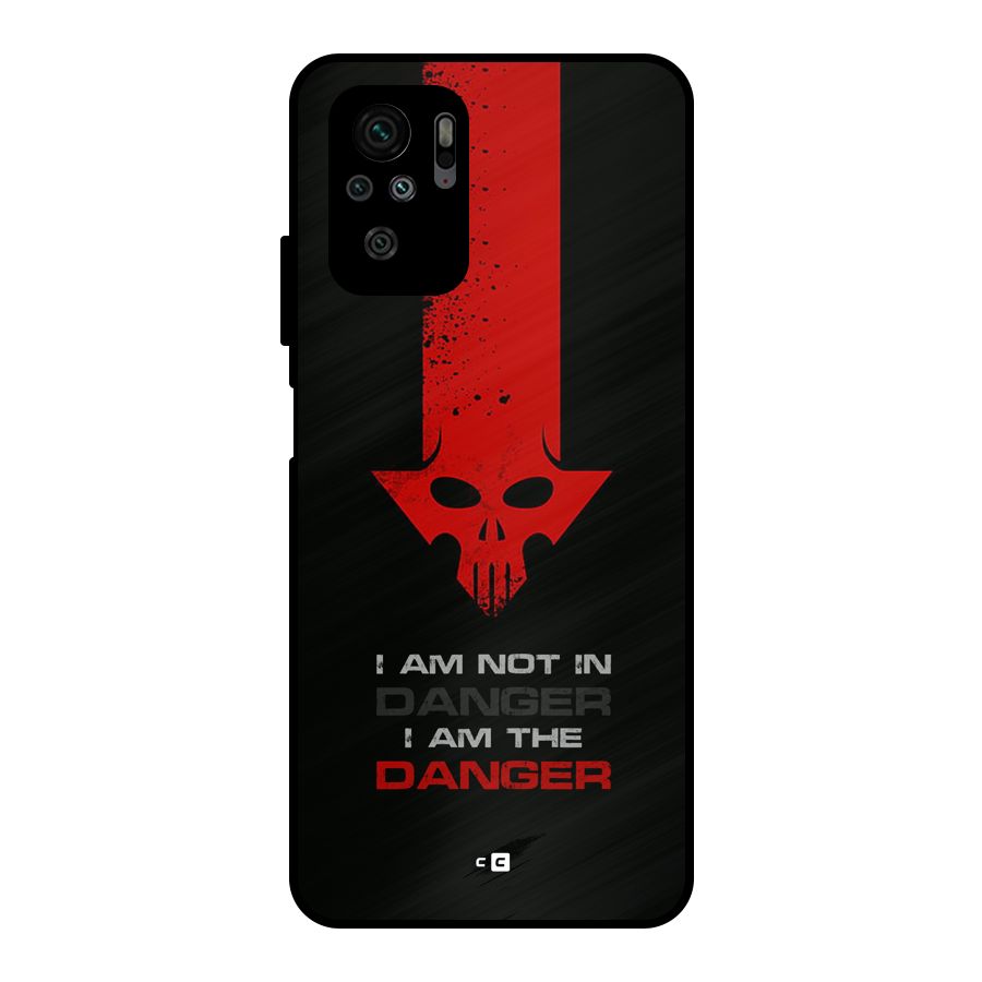 I Am Danger Metal Back Case for Redmi Note 10S
