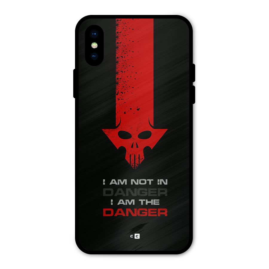 I Am Danger Metal Back Case for iPhone X