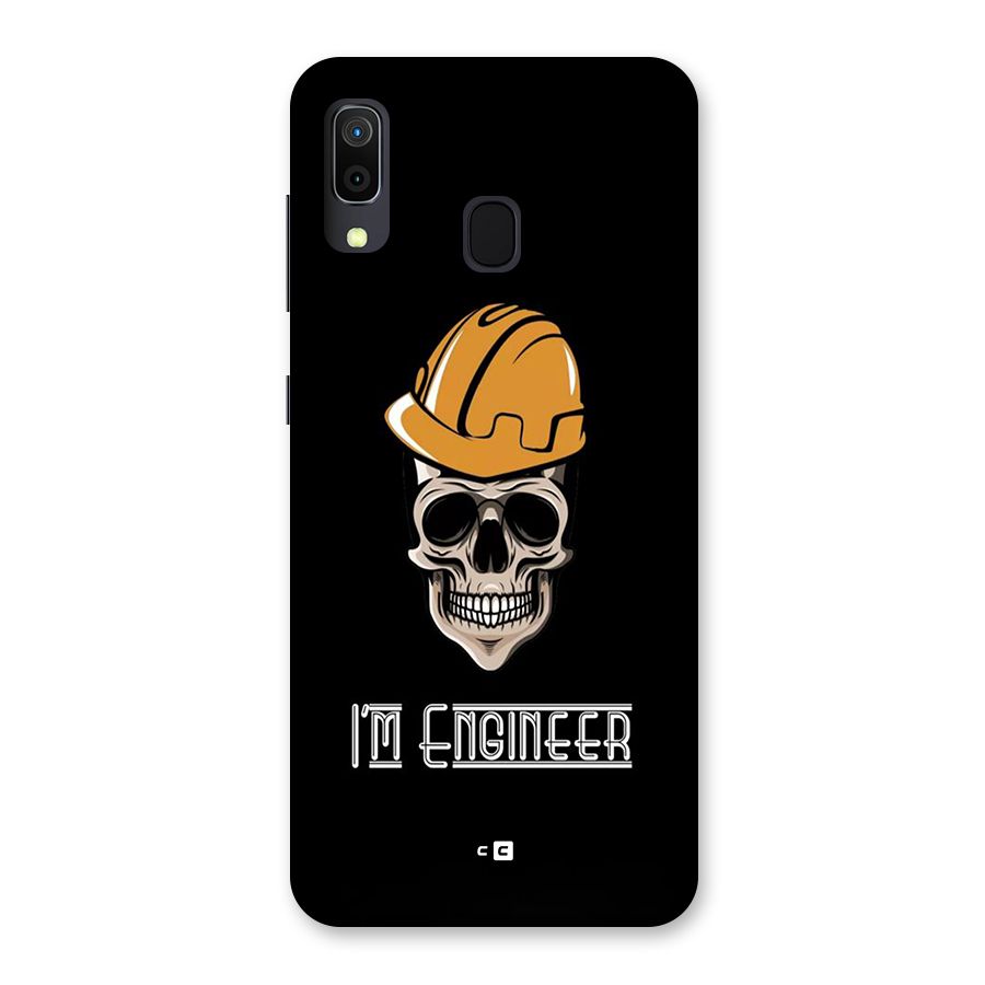 I Am Engineer Back Case for Galaxy A20