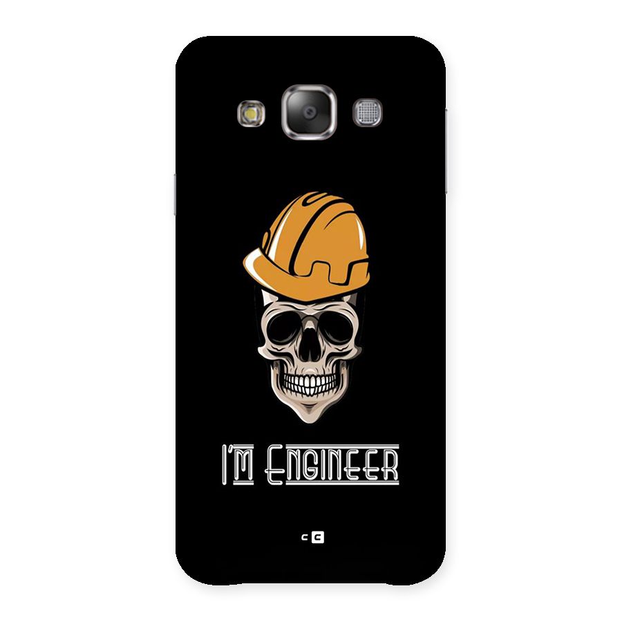 I Am Engineer Back Case for Galaxy E7