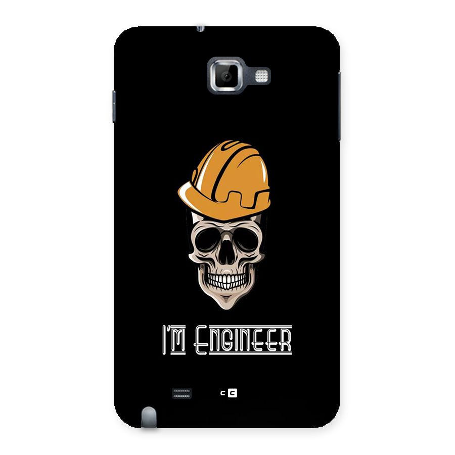 I Am Engineer Back Case for Galaxy Note