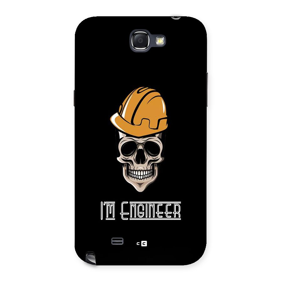I Am Engineer Back Case for Galaxy Note 2