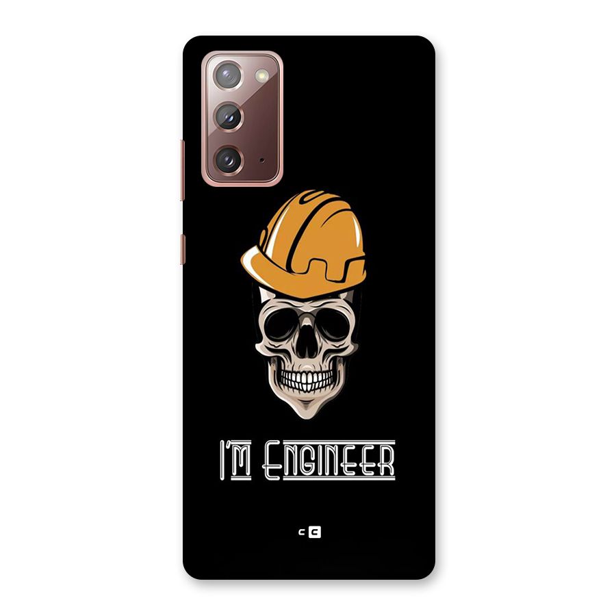 I Am Engineer Back Case for Galaxy Note 20