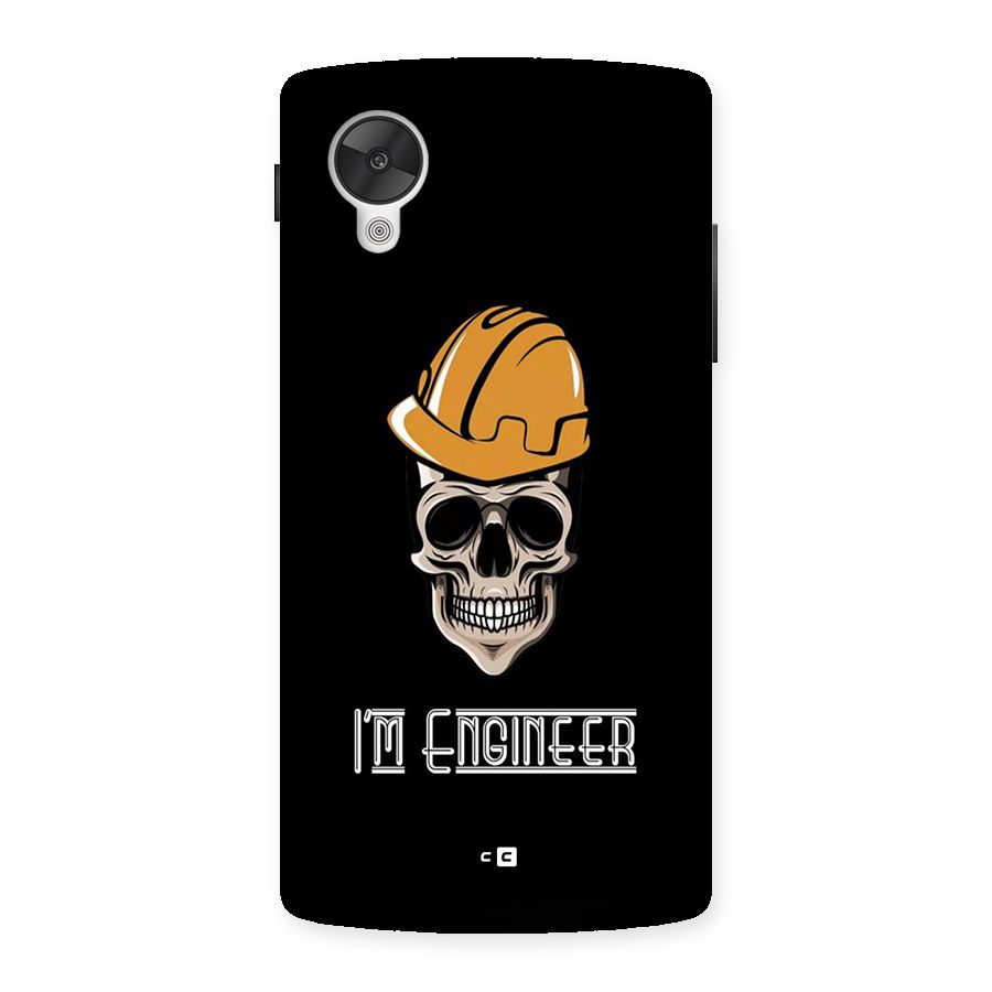 I Am Engineer Back Case for Google Nexus 5
