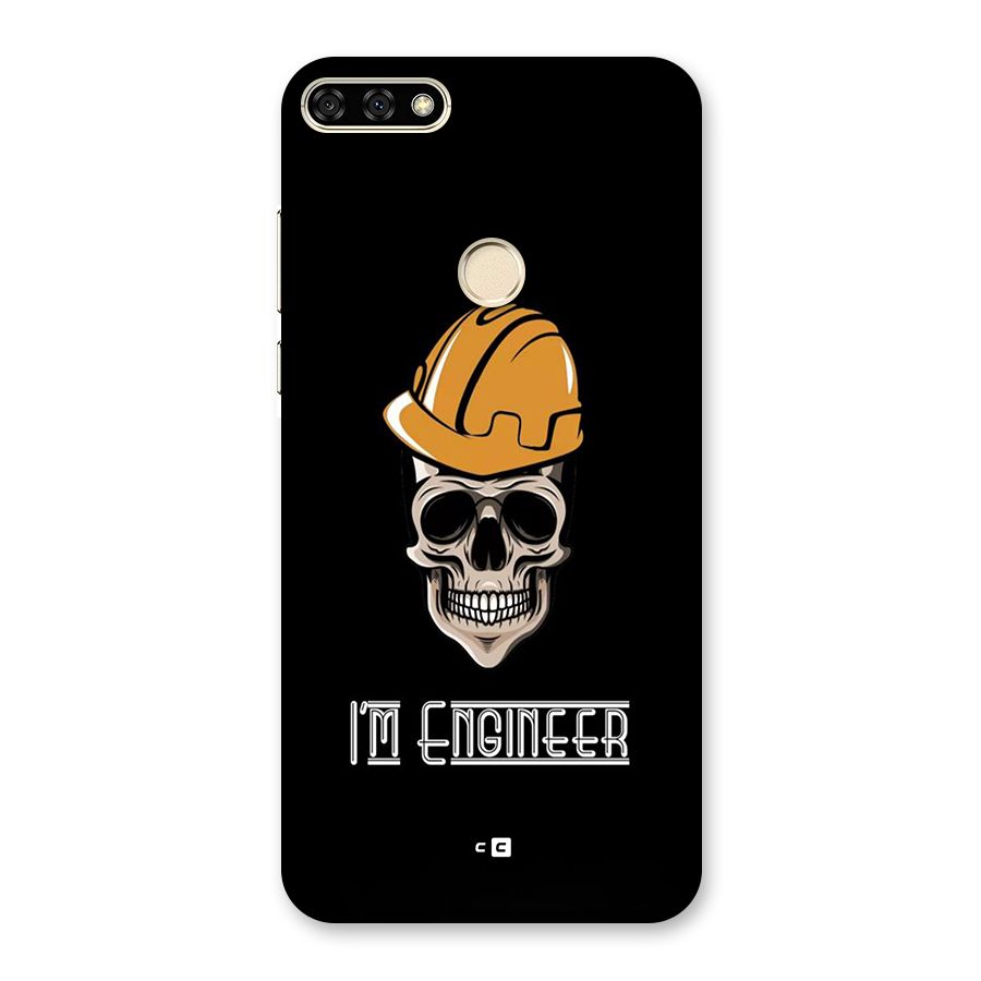 I Am Engineer Back Case for Honor 7A