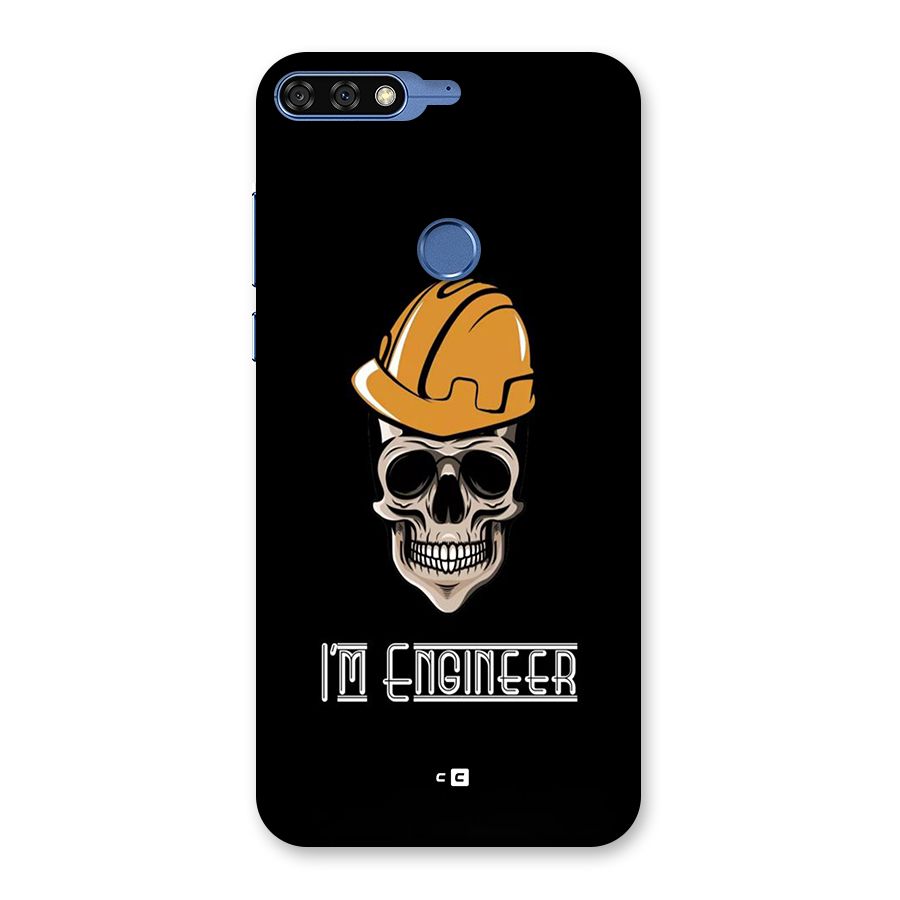 I Am Engineer Back Case for Honor 7C