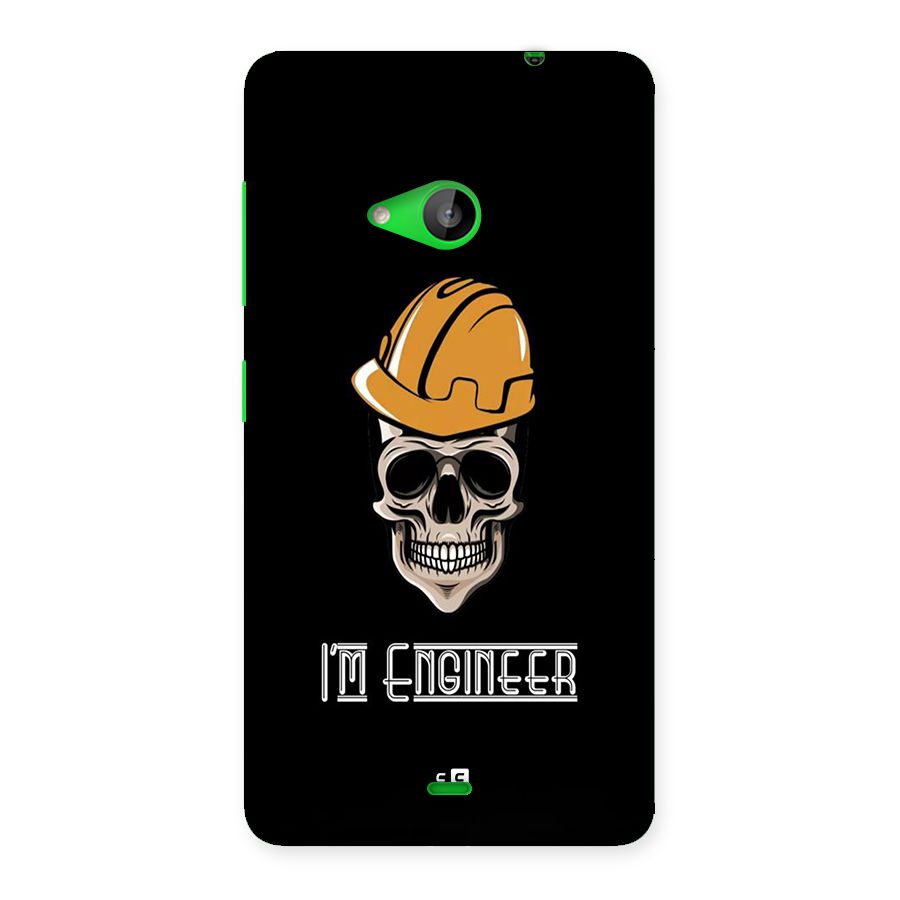 I Am Engineer Back Case for Lumia 535