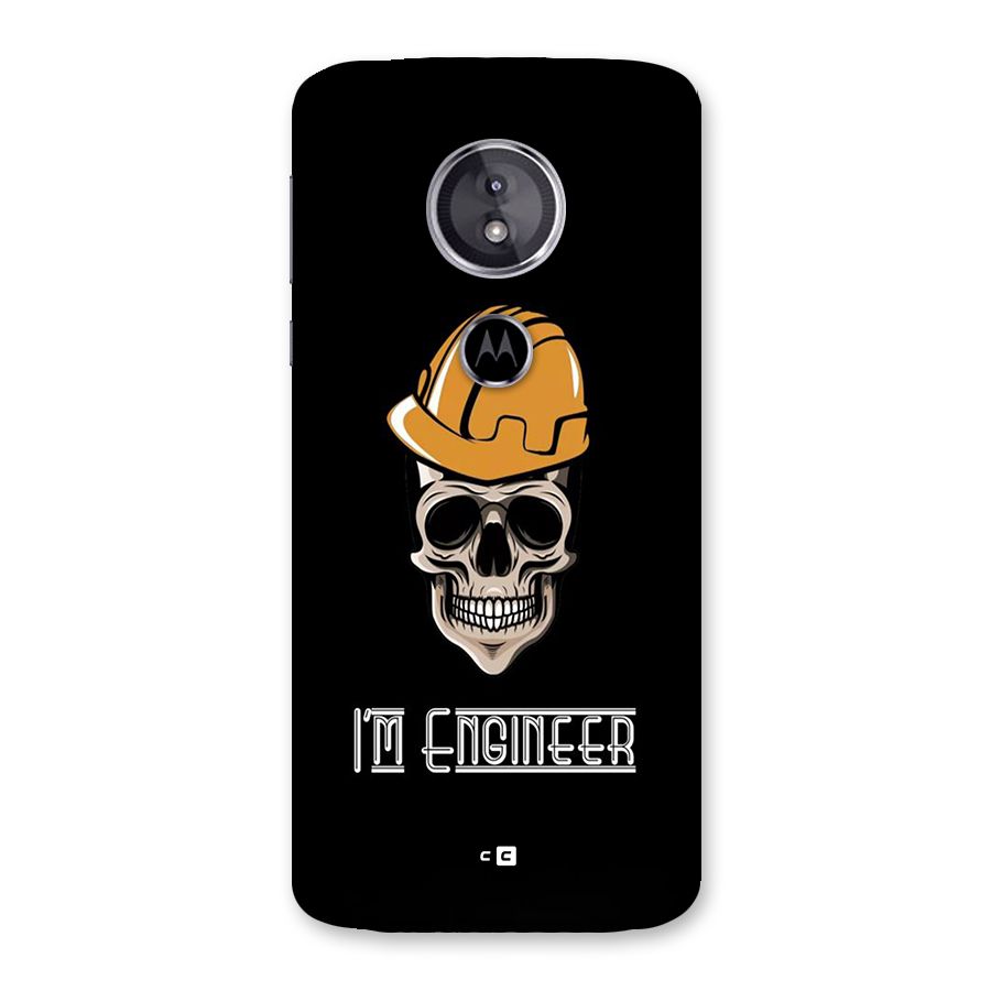 I Am Engineer Back Case for Moto E5