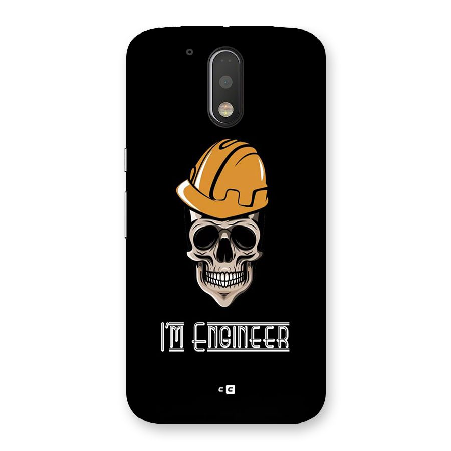 I Am Engineer Back Case for Moto G4