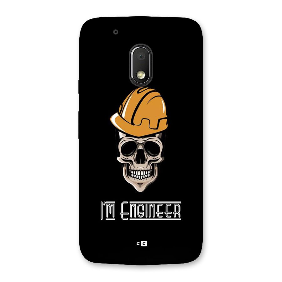 I Am Engineer Back Case for Moto G4 Play