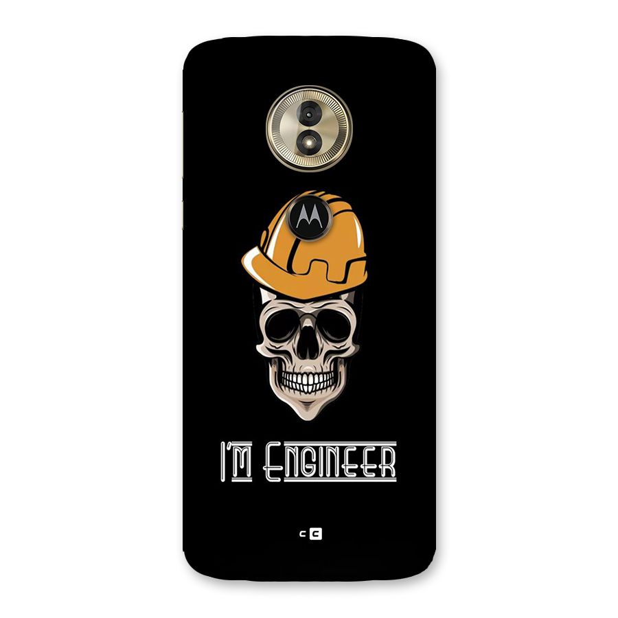 I Am Engineer Back Case for Moto G6 Play