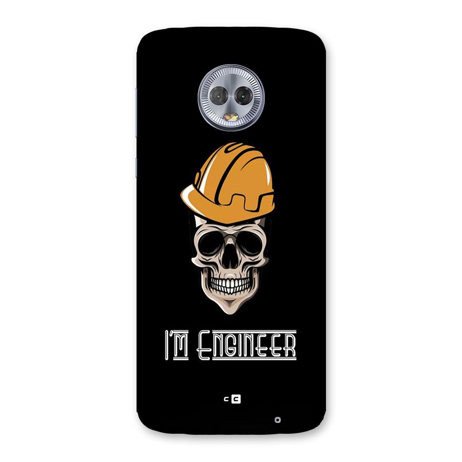 I Am Engineer Back Case for Moto G6 Plus