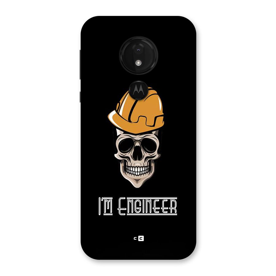 I Am Engineer Back Case for Moto G7 Power