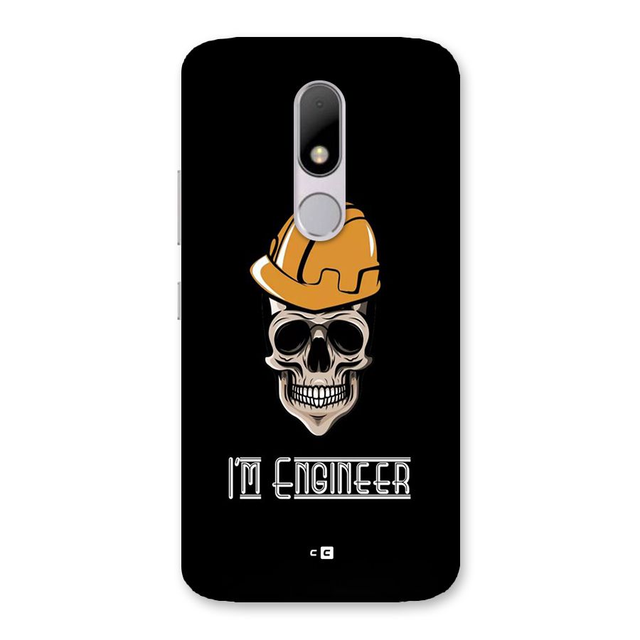I Am Engineer Back Case for Moto M