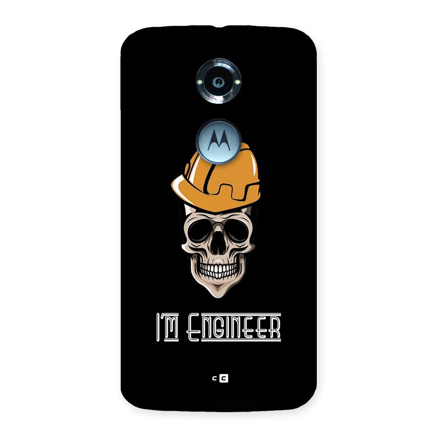 I Am Engineer Back Case for Moto X2