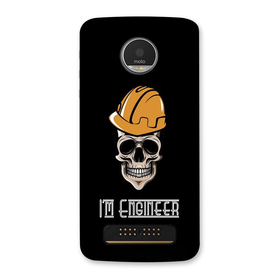 I Am Engineer Back Case for Moto Z Play