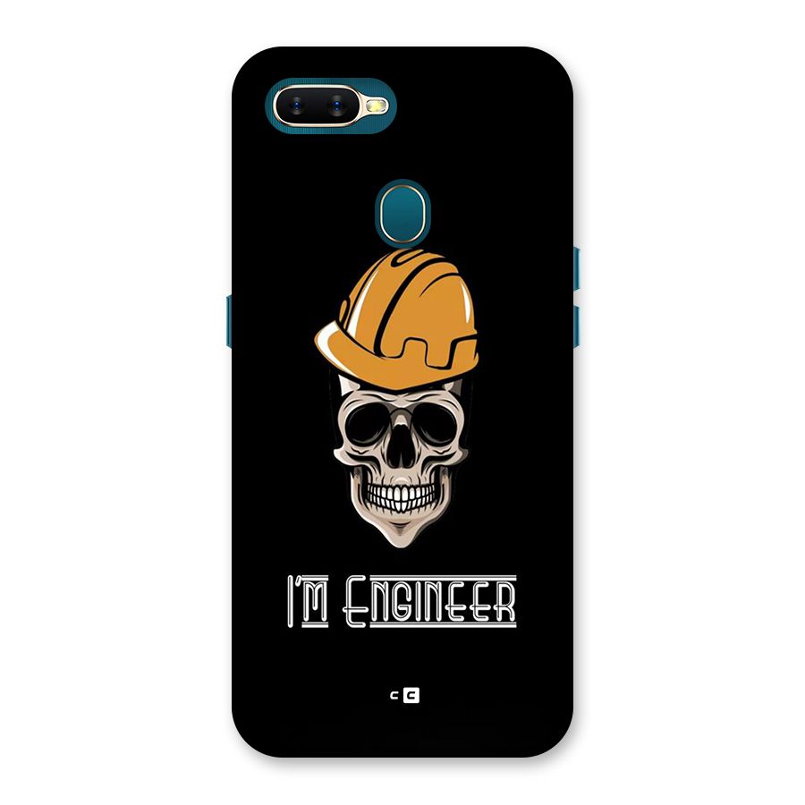 I Am Engineer Back Case for Oppo A12