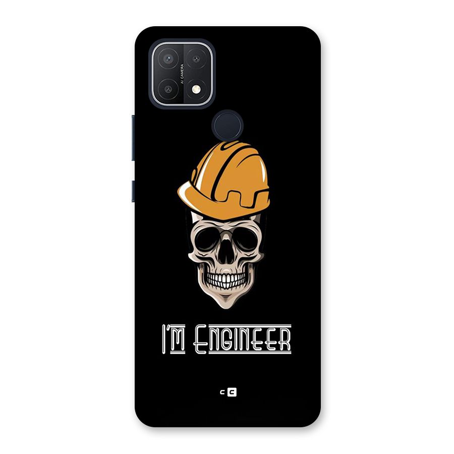 I Am Engineer Back Case for Oppo A15