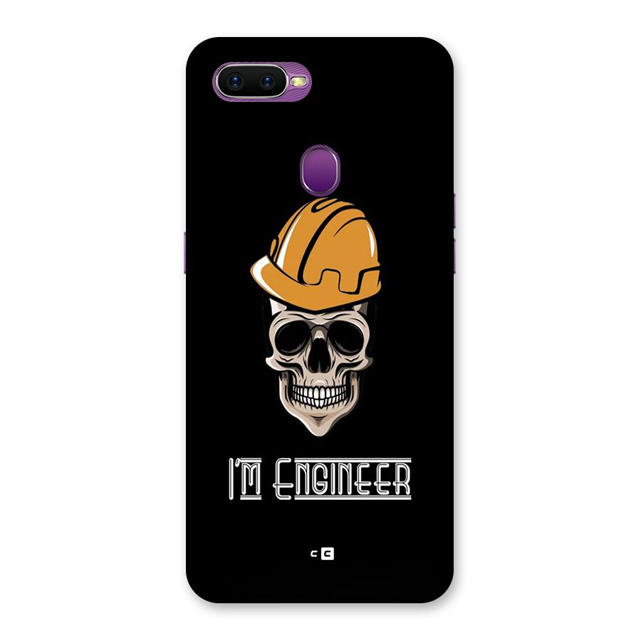 I Am Engineer Back Case for Oppo F9