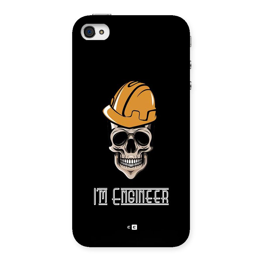 I Am Engineer Back Case for iPhone 4 4s