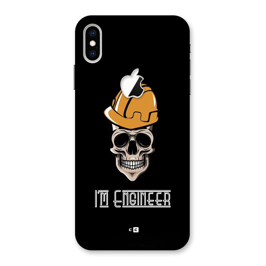 I Am Engineer Back Case for iPhone XS Max Apple Cut