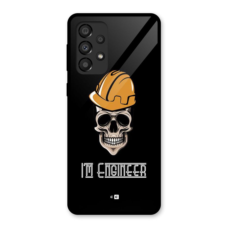 I Am Engineer Glass Back Case for Galaxy A33 5G