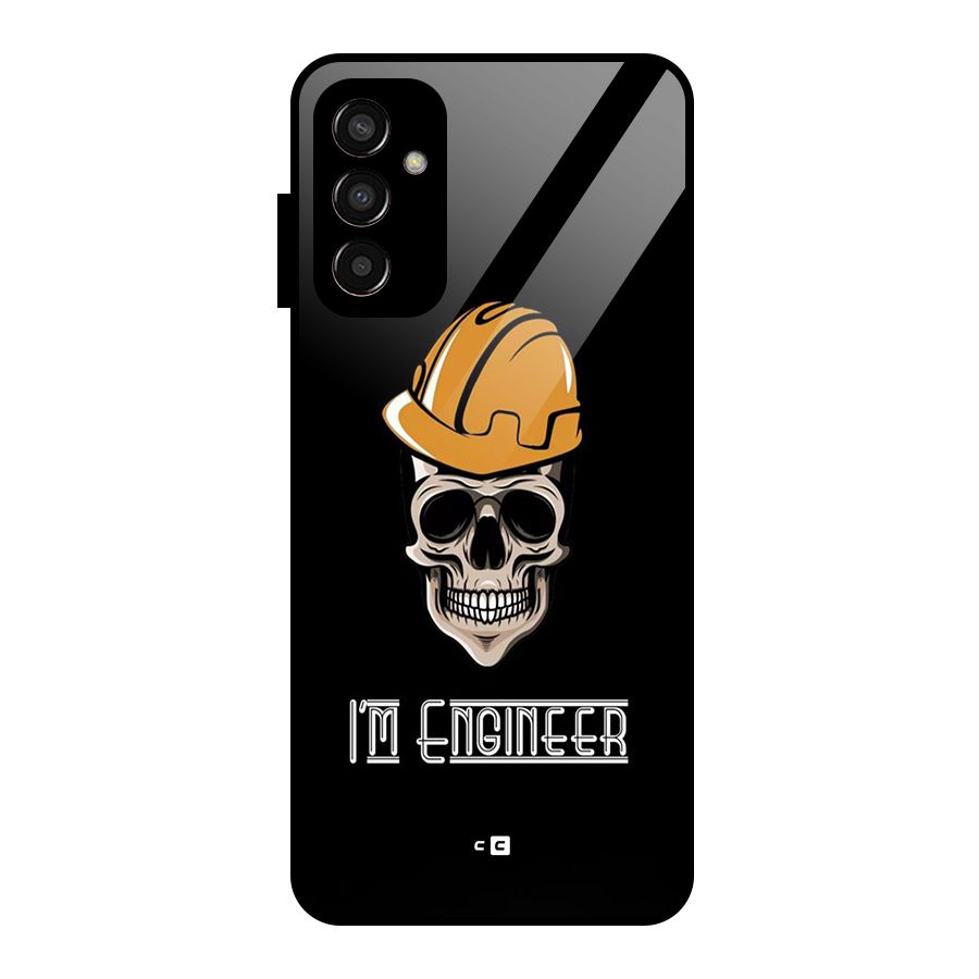 I Am Engineer Glass Back Case for Galaxy F13