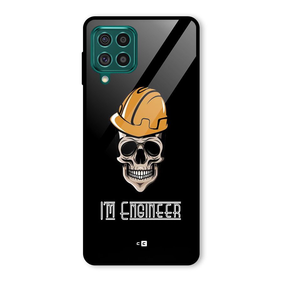 I Am Engineer Glass Back Case for Galaxy F62