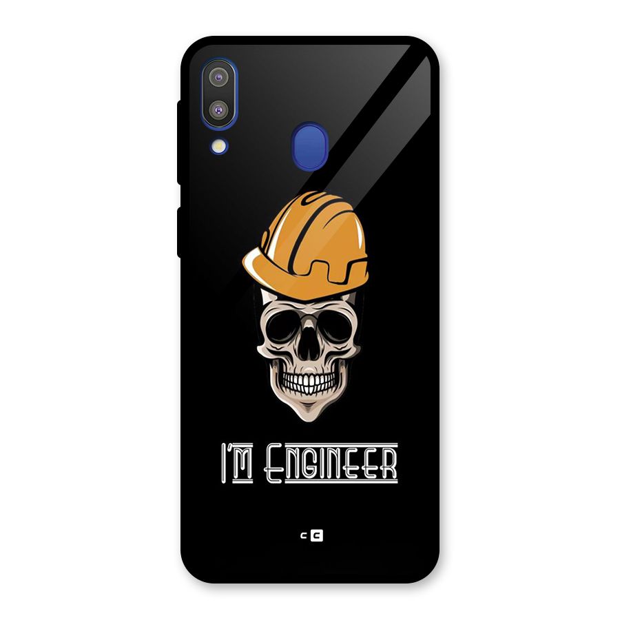 I Am Engineer Glass Back Case for Galaxy M20