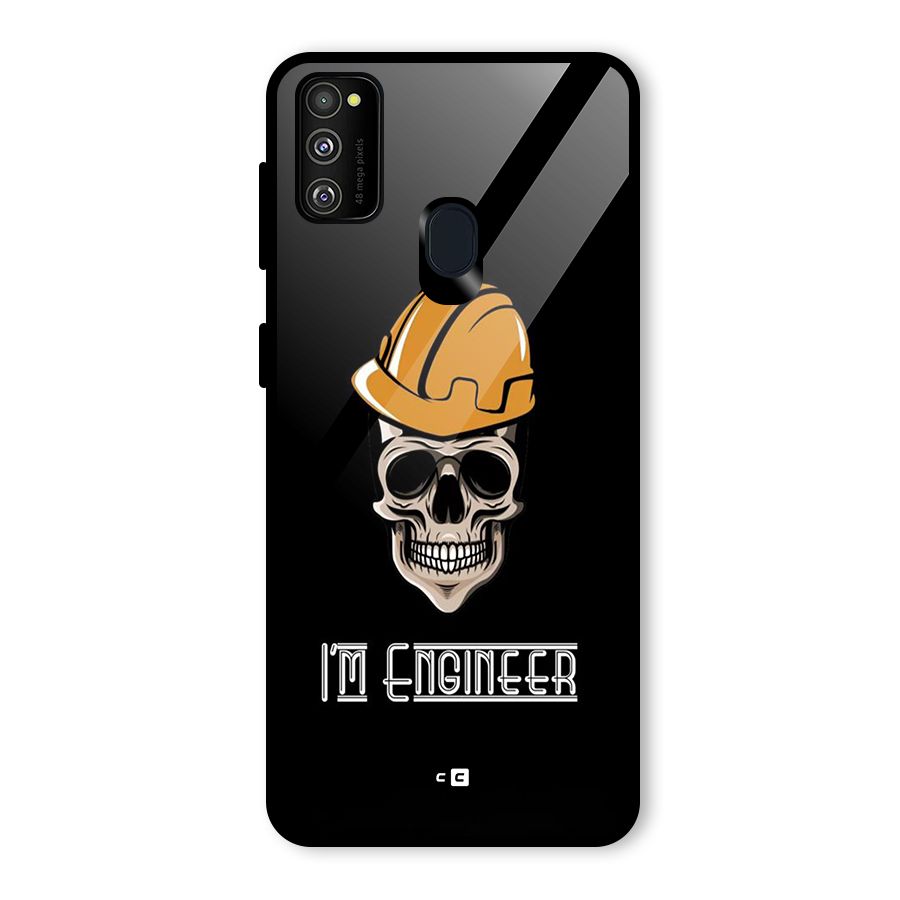 I Am Engineer Glass Back Case for Galaxy M30s