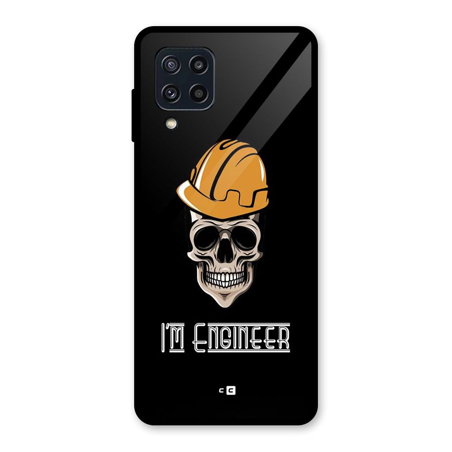 I Am Engineer Glass Back Case for Galaxy M32