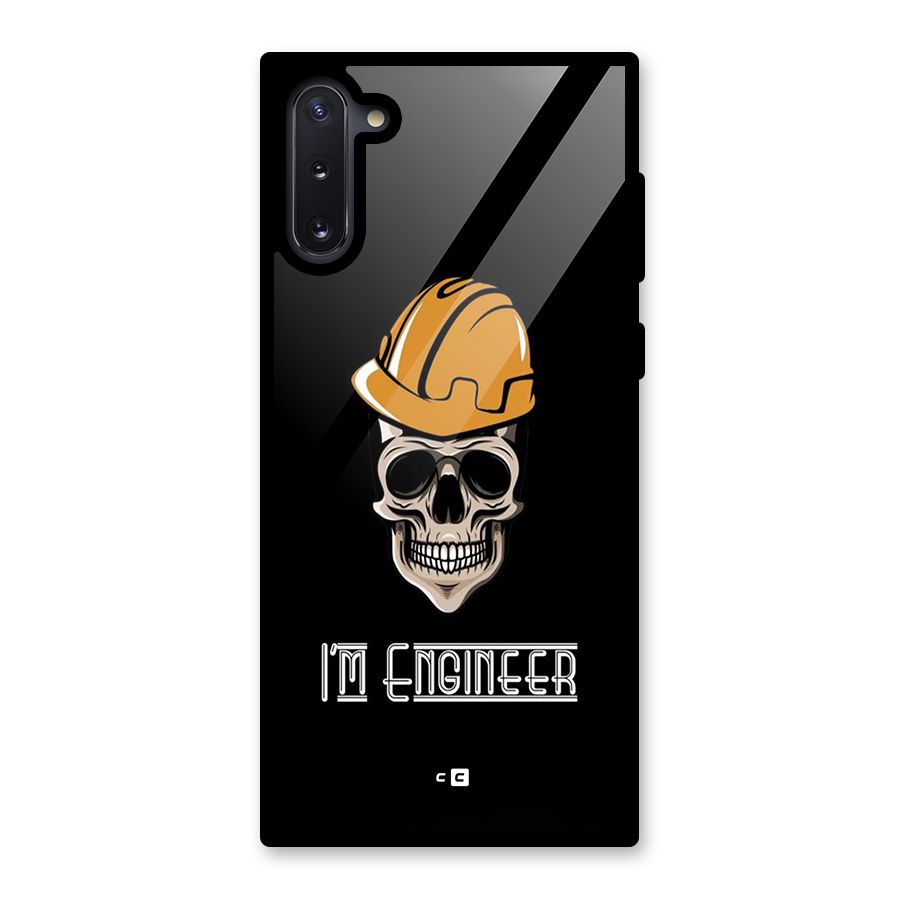 I Am Engineer Glass Back Case for Galaxy Note 10