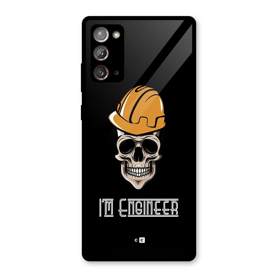 I Am Engineer Glass Back Case for Galaxy Note 20