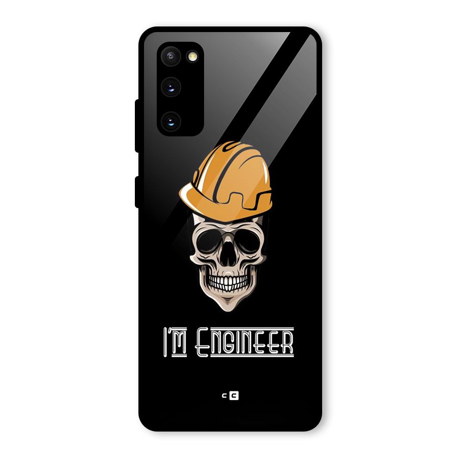 I Am Engineer Glass Back Case for Galaxy S20 FE 5G