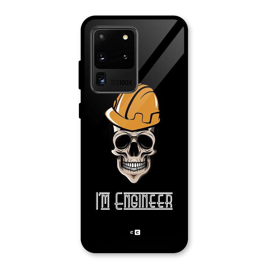 I Am Engineer Glass Back Case for Galaxy S20 Ultra