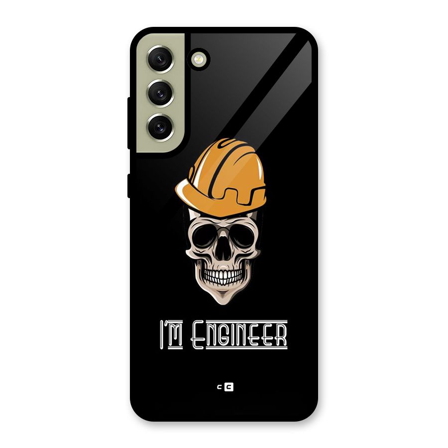 I Am Engineer Glass Back Case for Galaxy S21 FE 5G