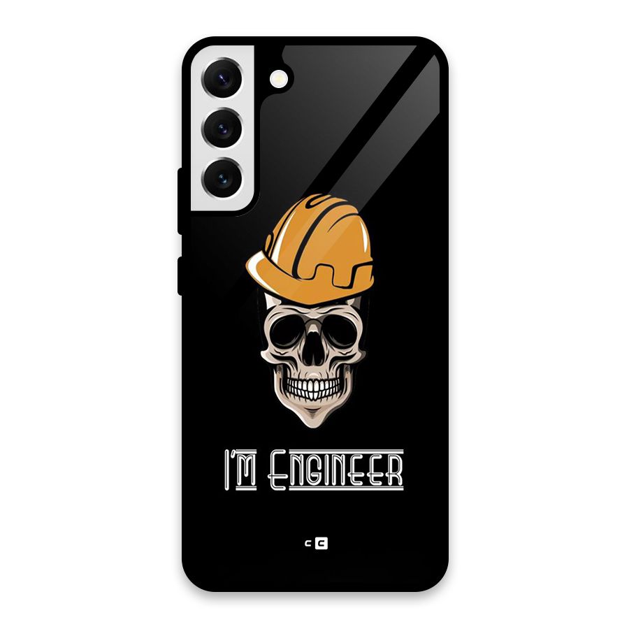 I Am Engineer Glass Back Case for Galaxy S22 Plus 5G