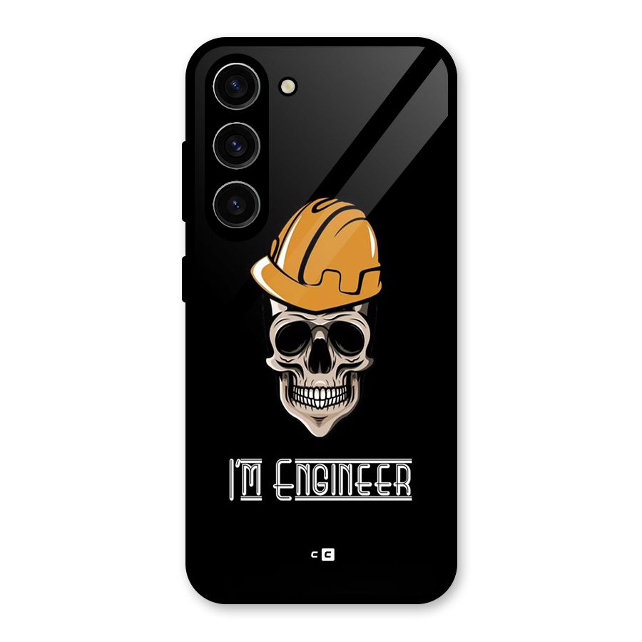 I Am Engineer Glass Back Case for Galaxy S23