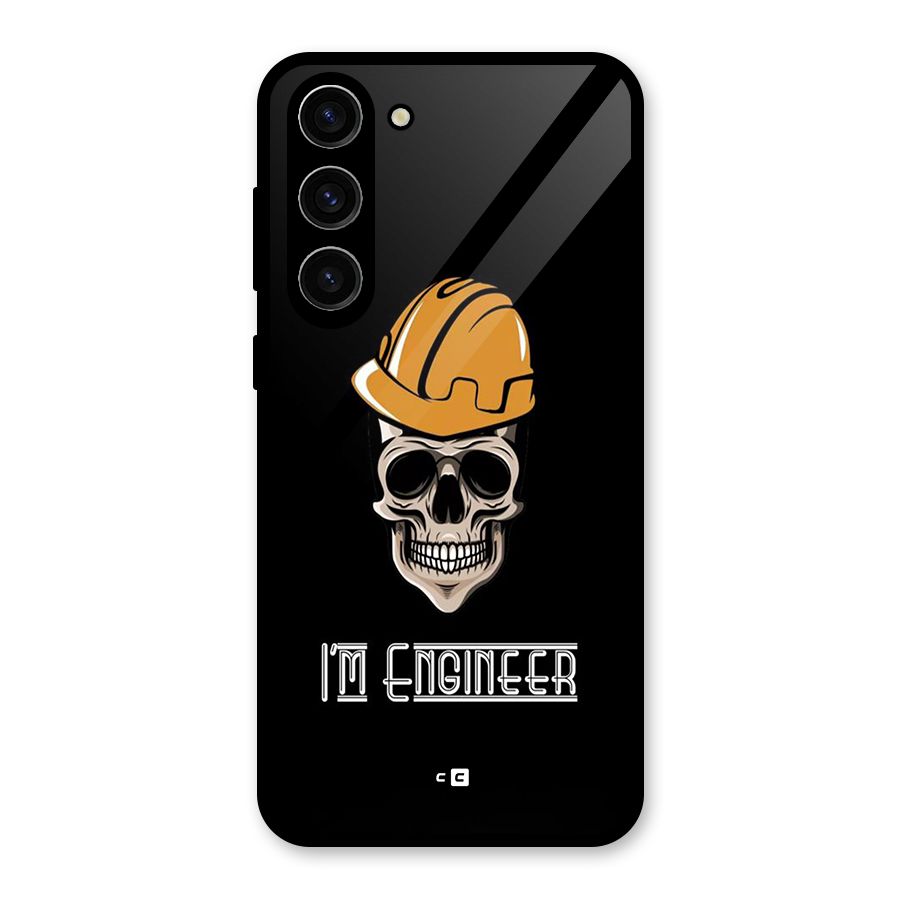 I Am Engineer Glass Back Case for Galaxy S23 Plus