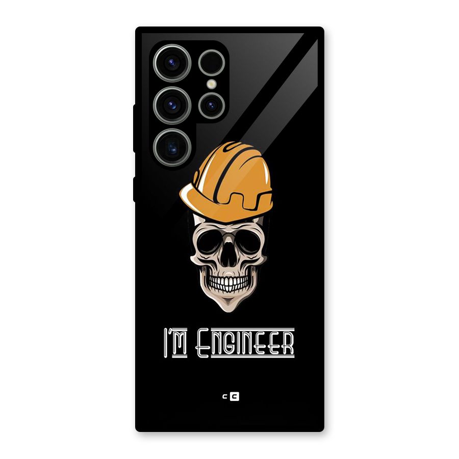 I Am Engineer Glass Back Case for Galaxy S23 Ultra