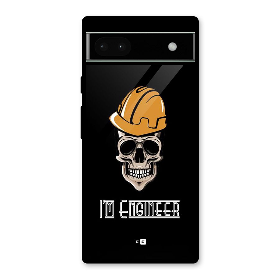 I Am Engineer Glass Back Case for Google Pixel 6a