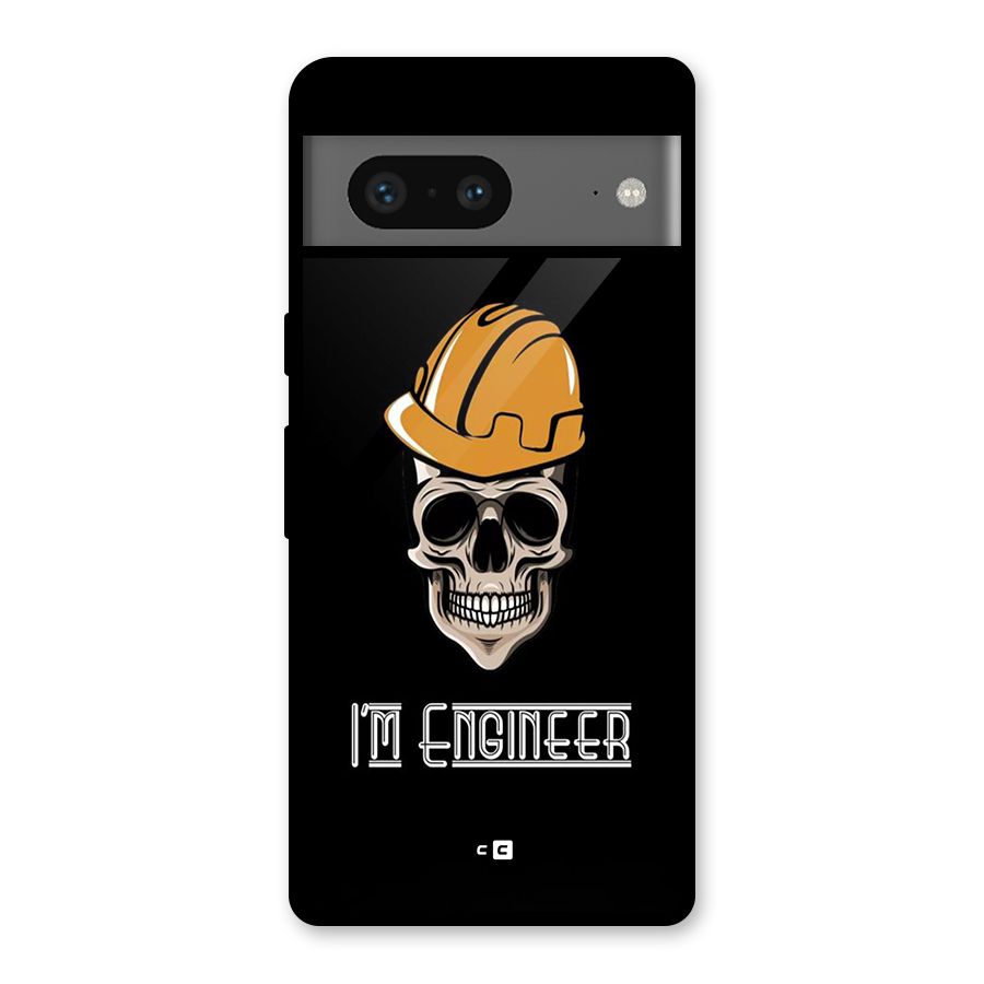 I Am Engineer Glass Back Case for Google Pixel 7