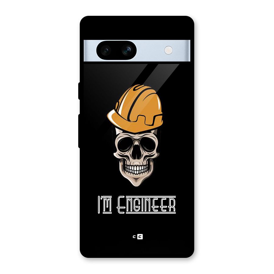 I Am Engineer Glass Back Case for Google Pixel 7a