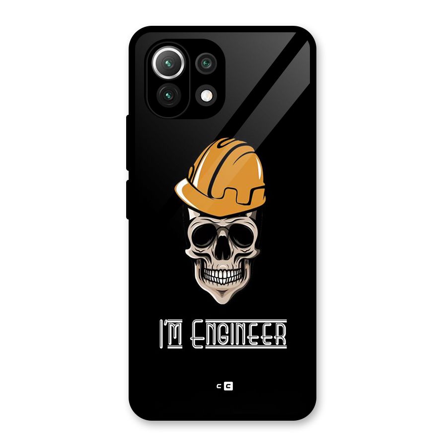 I Am Engineer Glass Back Case for Mi 11 Lite