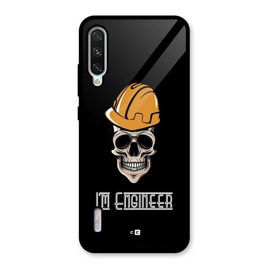 I Am Engineer Glass Back Case for Mi A3
